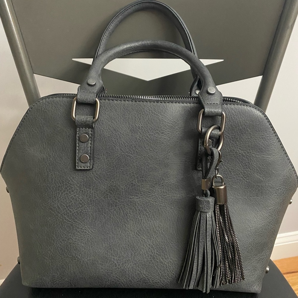 Charcoal Grey Hand Bag